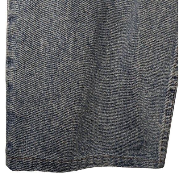 Urban Pipeline Wide Straight Leg Mens 38x27 Baggy Denim Jeans Y2K Blue Med Wash - Picture 5 of 7
